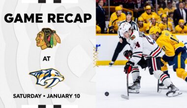 Blackhawks at Predators Game Highlights | 1.10.26