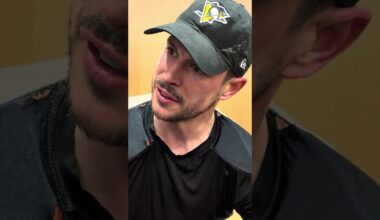 Sidney Crosby on tying goal called no-goal for goalie interference. Pens lose 2-1 to Calgary Flames