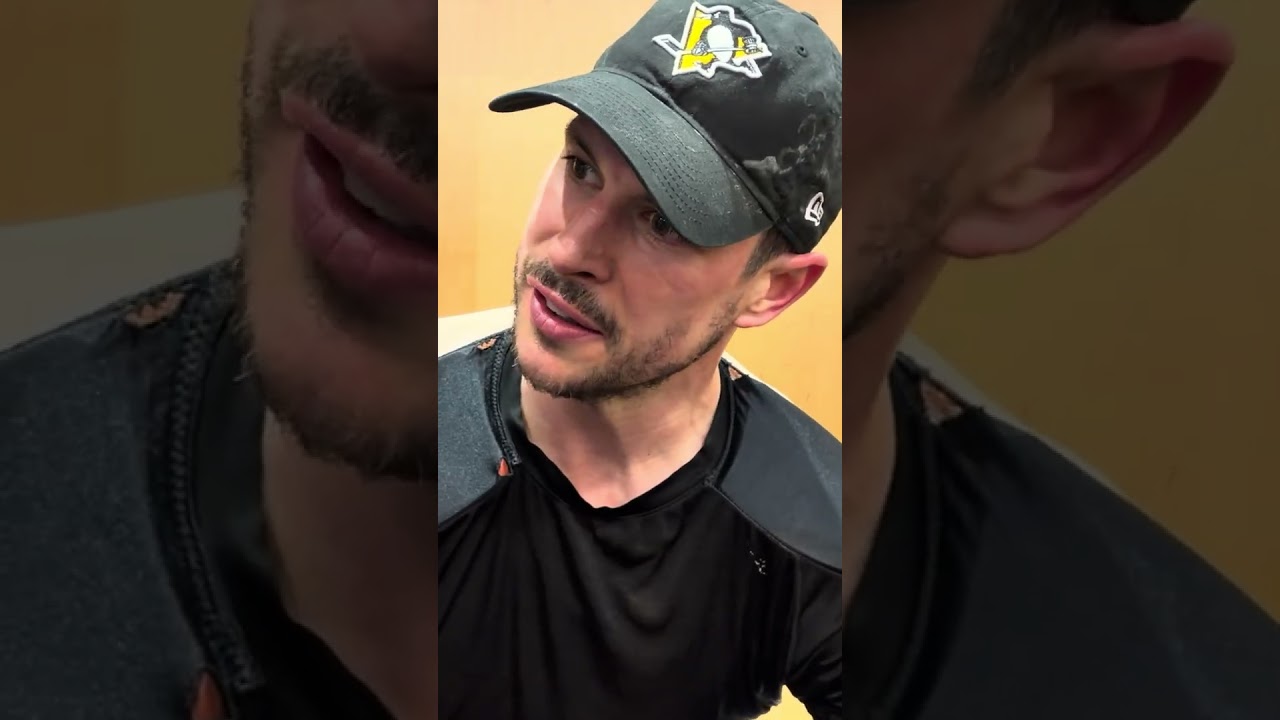 Sidney Crosby on tying goal called no-goal for goalie interference. Pens lose 2-1 to Calgary Flames