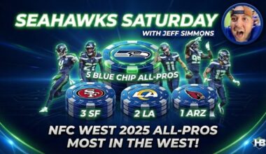 Seahawks Saturday: Seattle Leads NFC West With 5 All-Pros