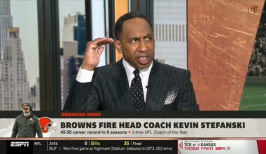 FIRST TAKE | "Kevin hasn't been able to develop Shedeur" - Stephen A.on Browns fire Stefanski