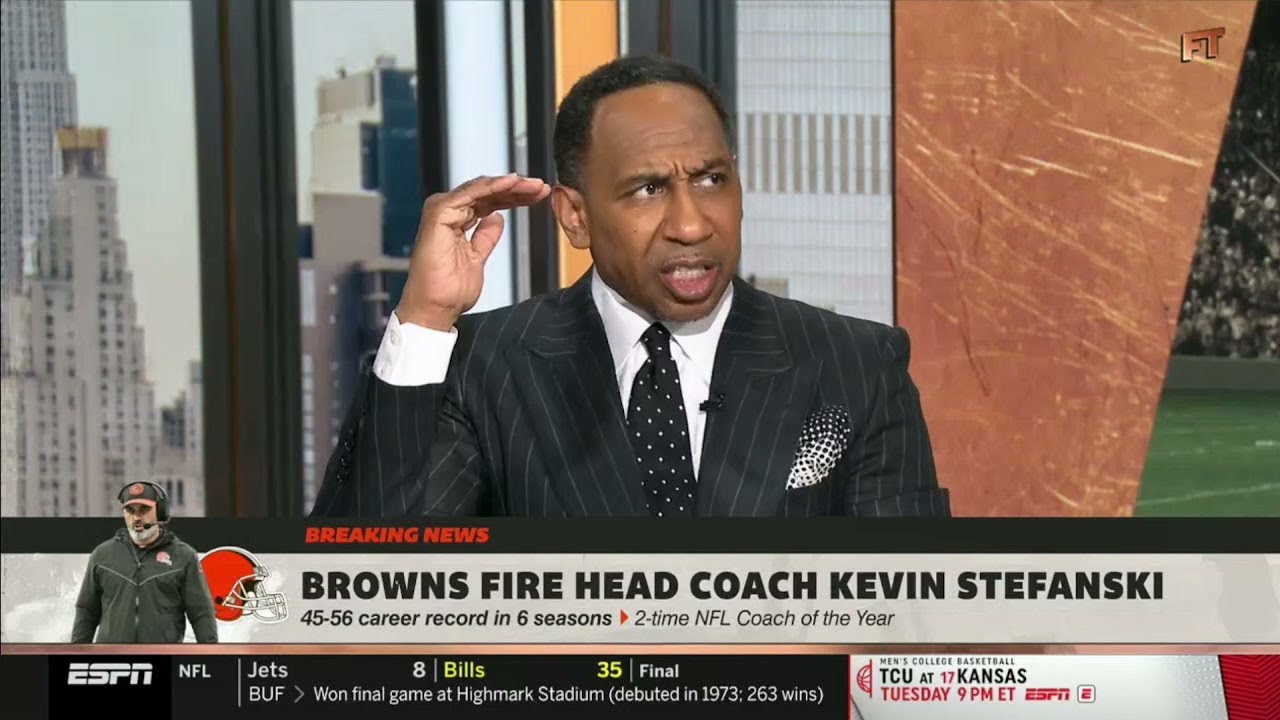 FIRST TAKE | "Kevin hasn't been able to develop Shedeur" - Stephen A.on Browns fire Stefanski