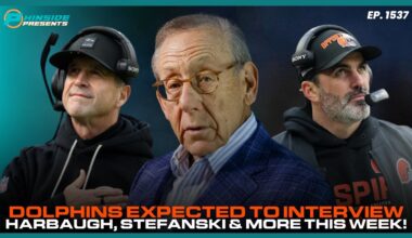 Miami Dolphins Expected To Interview Harbaugh, Stefanski & More This Week!