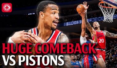 19 Point Comeback Win Over Pistons 😤