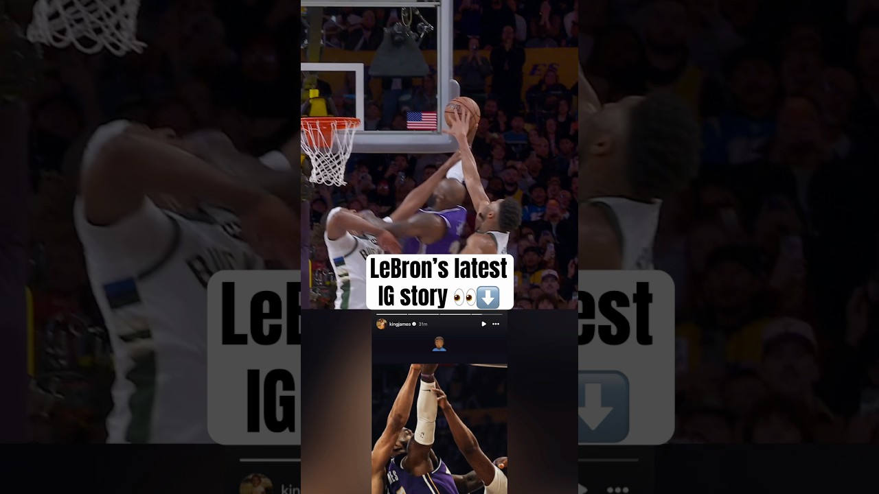 LeBron not happy with no-call vs. Bucks 😬