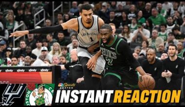 INSTANT REACTION: C's come up short vs. Spurs in 'PLAYOFF BASKETBALL IN REGULAR SEASON' matchup ☘️