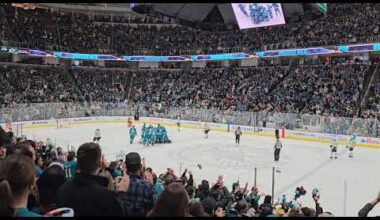 Fan View of Tyler Toffoli Overtime Goal! Another San Jose Sharks Comeback Win vs. Dallas Stars!