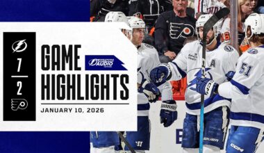 Lightning vs. Flyers | Lightning Radio Highlights | January 10, 2026