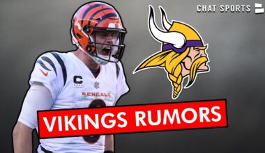 Vikings Rumors On J.J. McCarthy, Joe Burrow & Brian Flores