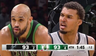Final 2:50 WILD ENDING Spurs at Celtics | January 10, 2026