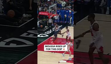 He's soarin', flyin' ✈️ #alleyoop #dunk #dallasmavericks