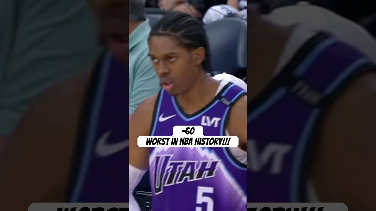 Cody Williams -60 Is NBA's Worst Plus/Minus Ever #NbA #utahjazz #jazz #basketball