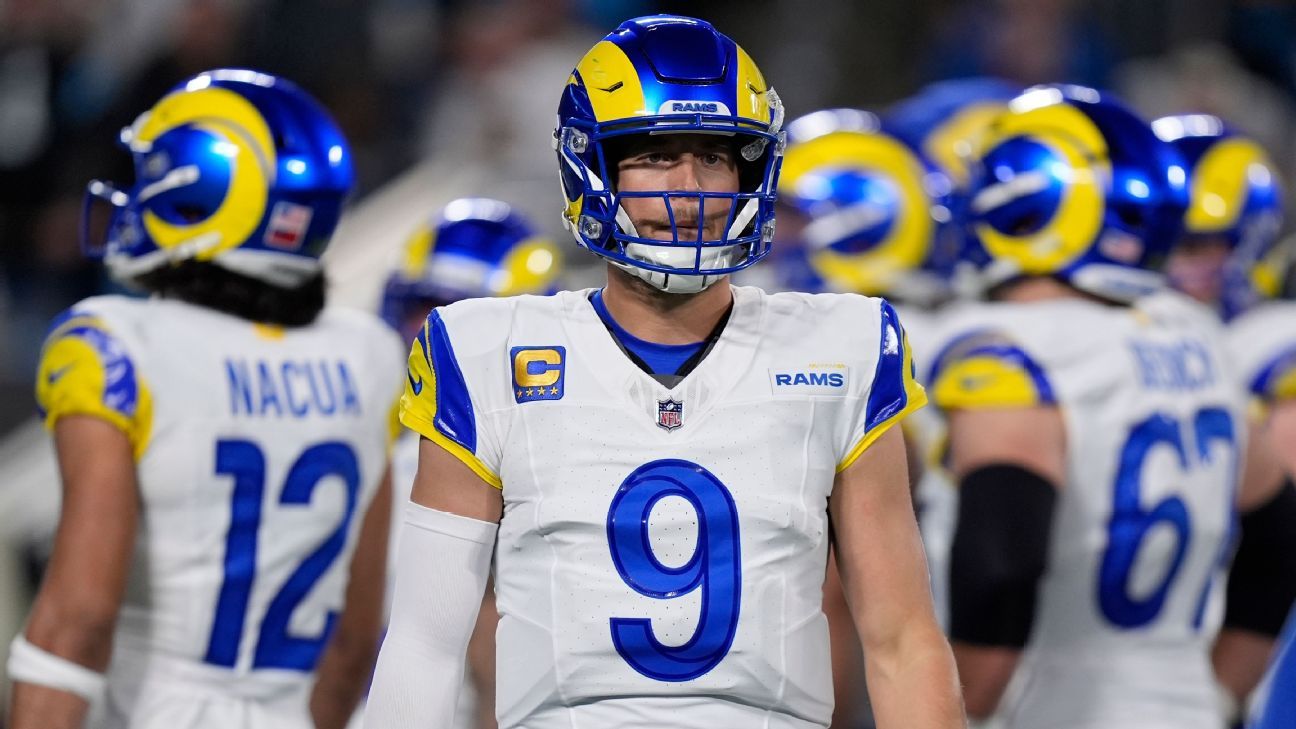 X-rays on finger of Rams' Matthew Stafford come back negative