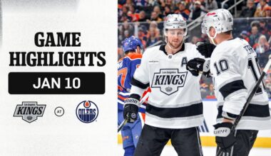 HIGHLIGHTS: LA Kings at Edmonton Oilers | 01.10.26