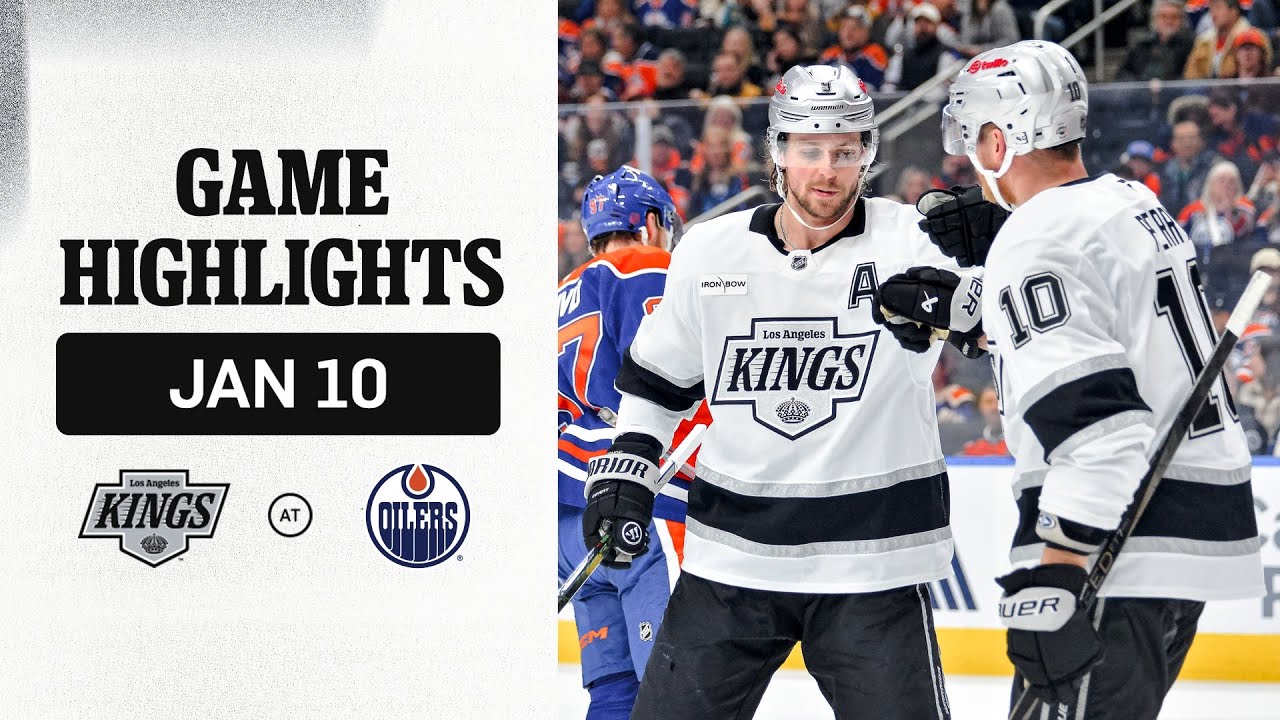 HIGHLIGHTS: LA Kings at Edmonton Oilers | 01.10.26