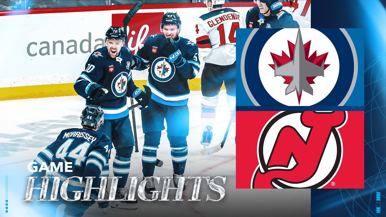 Winnipeg Jets vs. New Jersey Devils - Game Highlights