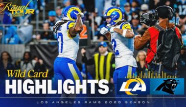 Rams Top Plays In Wild Card Win vs. Panthers: Puka Nacua's Multi-Touchdown Game & More
