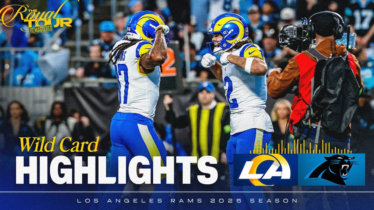 Rams Top Plays In Wild Card Win vs. Panthers: Puka Nacua's Multi-Touchdown Game & More