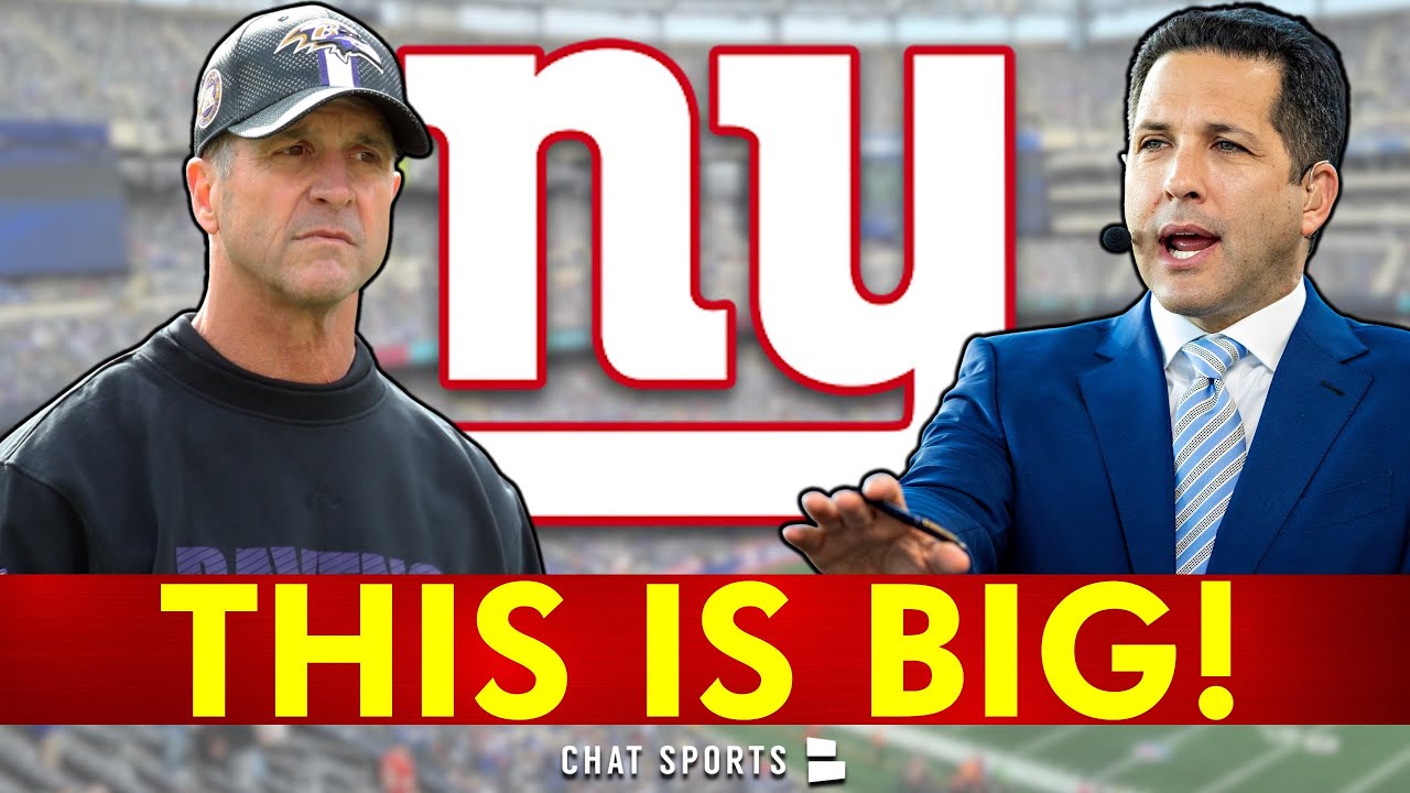 🚨 MAJOR John Harbaugh Update From Adam Schefter, ESPN | New York Giants News