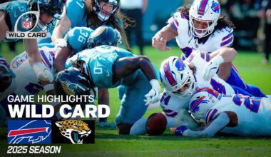 Buffalo Bills vs Jacksonville Jaguars Game Highlights | 2025 NFL Season Wild Card Round