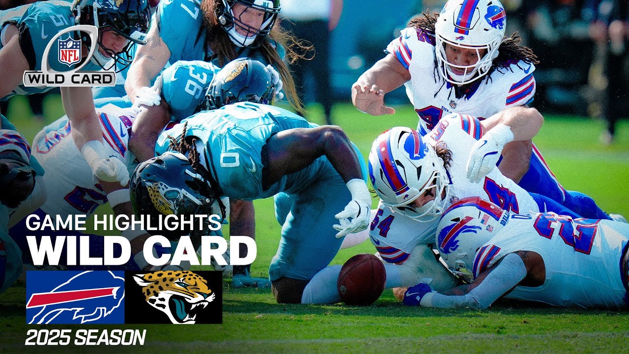 Buffalo Bills vs Jacksonville Jaguars Game Highlights | 2025 NFL Season Wild Card Round