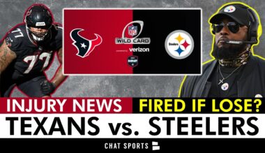 Texans & Steelers NEWS YOU NEED TO KNOW Ahead Of NFL Wild Card Matchup