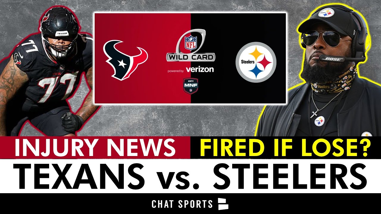 Texans & Steelers NEWS YOU NEED TO KNOW Ahead Of NFL Wild Card Matchup
