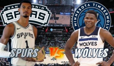 San Antonio Spurs vs Minnesota Timberwolves Live Play by Play & Scoreboard