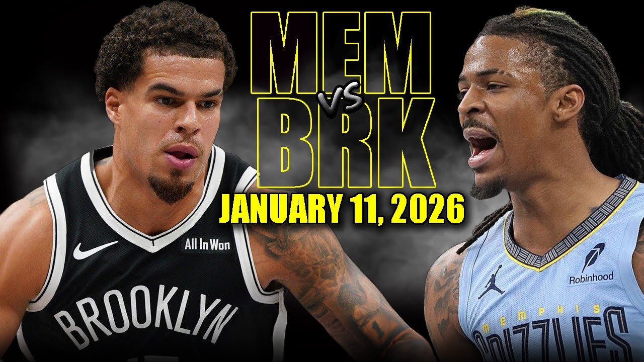 Memphis Grizzlies vs Brooklyn Nets Full Game Highlights – January 11, 2026 | NBA Season