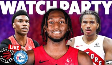 Raptors vs 76ers LIVE Watch Along | Next Man Up Attitude Needed For Toronto