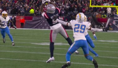 Boutte plucks Maye's toss for a 42-yard pickup!