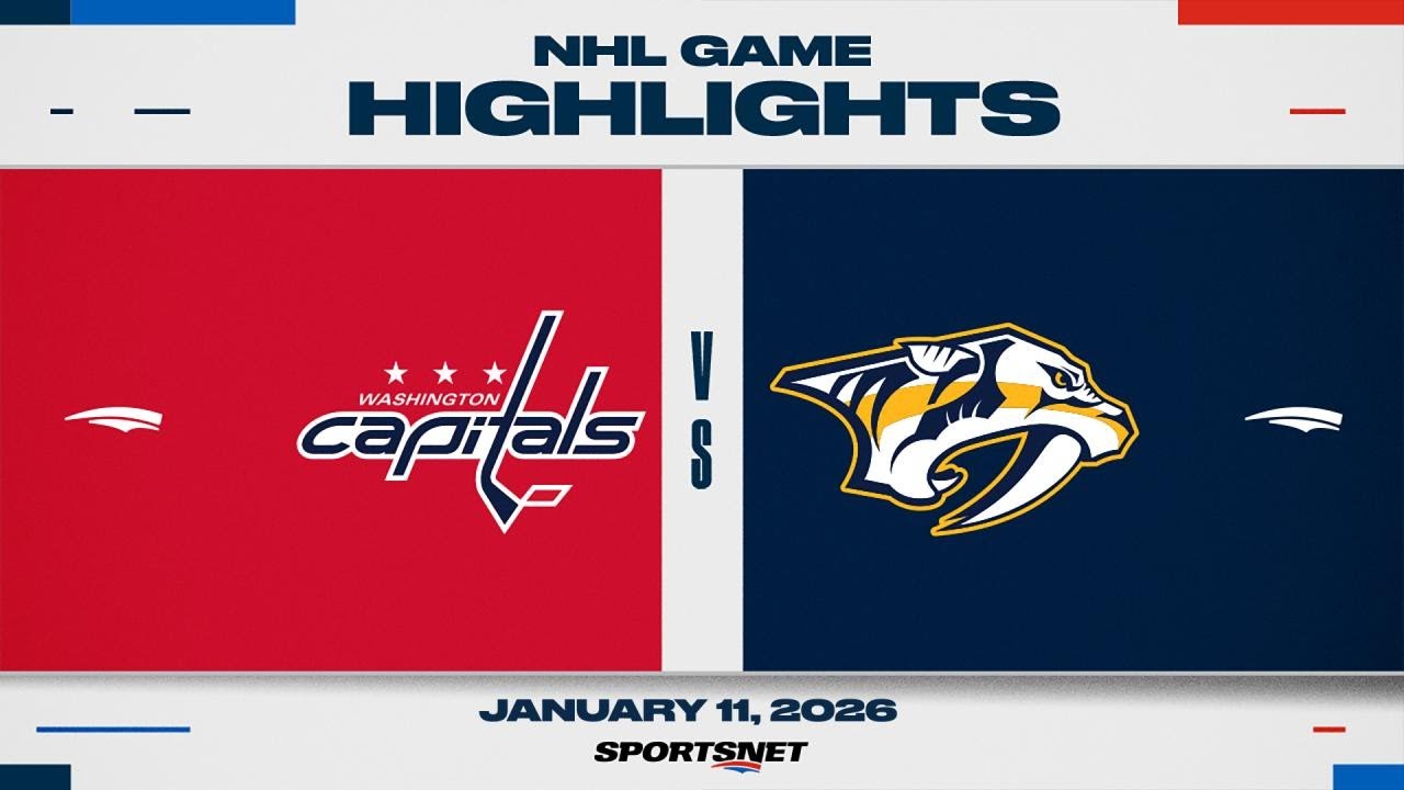 NHL Highlights | Capitals vs. Predators - January 11, 2026