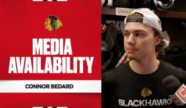 "I stayed pretty positive throughout." | Connor Bedard Practice 1.6.26