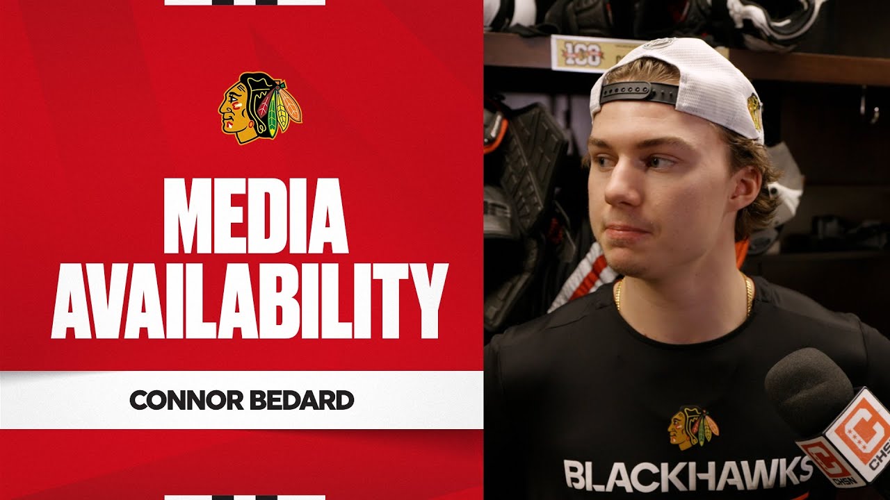 "I stayed pretty positive throughout." | Connor Bedard Practice 1.6.26
