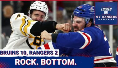 Rangers HUMILIATED by the Bruins! Trade everyone. NOW.