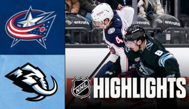Blue Jackets vs. Mammoth | NHL Highlights | January 11, 2026