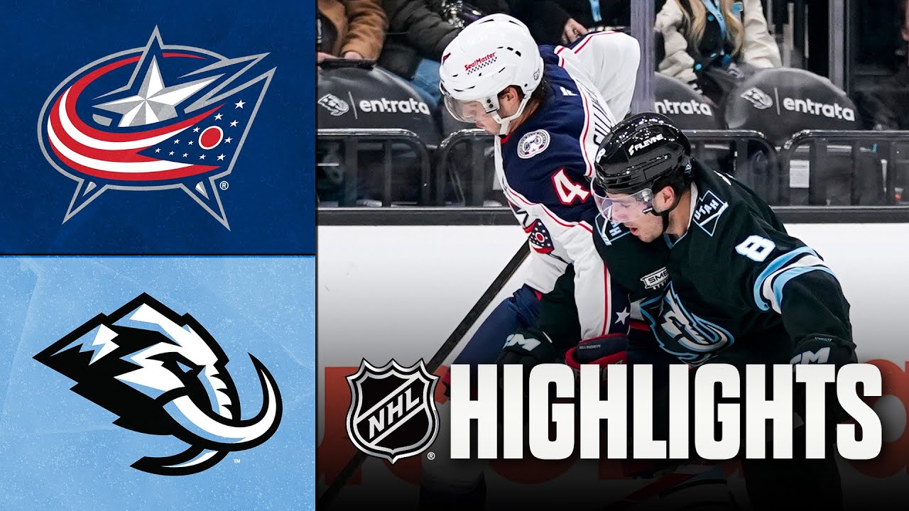 Blue Jackets vs. Mammoth | NHL Highlights | January 11, 2026
