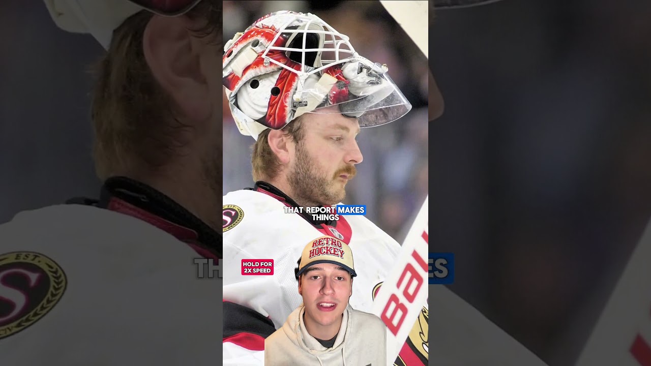 A New Report Suggests the Relationship Between Linus Ullmark and the Ottawa Senators May Be Strained