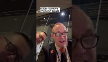 EXCLUSIVE ACCESS TO SERGEI FEDOROV RETIREMENT DINNER WITH DETROIT RED WINGS. #lgrw