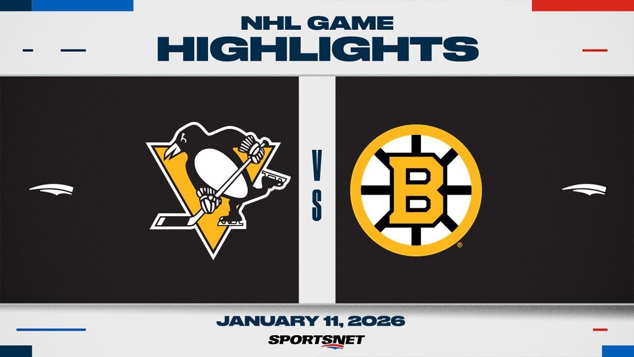 NHL Highlights | Penguins vs. Bruins - January 11, 2025