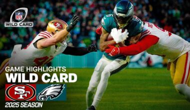 San Francisco 49ers vs Philadelphia Eagles Game Highlights | 2025 NFL Season Wild Card Round