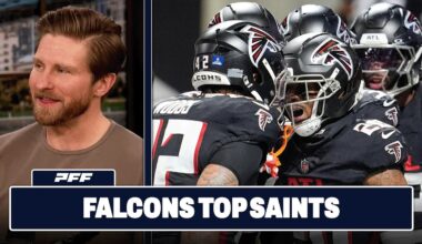 New Orleans Saints vs. Atlanta Falcons Review | PFF Grade Release Show