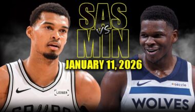 San Antonio Spurs vs Minnesota Timberwolves Full Game Highlights – January 11, 2026 | NBA Season