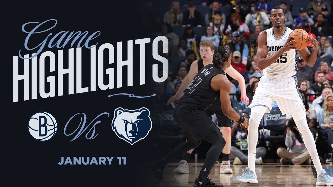 Memphis Grizzlies Highlights vs. Brooklyn Nets
