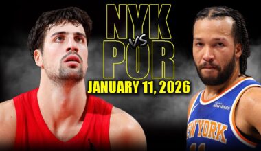 New York Knicks vs Portland Trail Blazers Full Game Highlights – January 11, 2026 | NBA Season