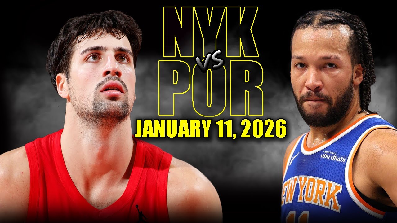 New York Knicks vs Portland Trail Blazers Full Game Highlights – January 11, 2026 | NBA Season