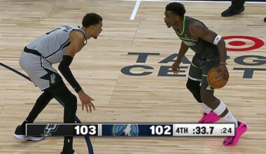 Wemby vs Anthony Edwards in the FINAL MOMENTS 😱 Spurs vs Timberwolves ENDING