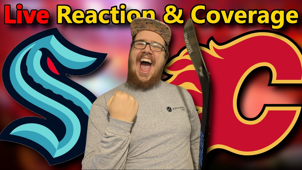LIVE: Kraken vs Flames | Calgary Fighting to Stay Alive