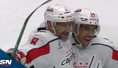 Capitals' Alex Ovechkin Blasts Home One-Timer For His 20th Goal Of Season