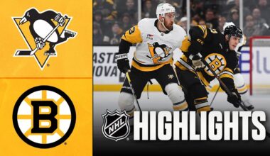Penguins vs. Bruins | NHL Highlights | January 11, 2026